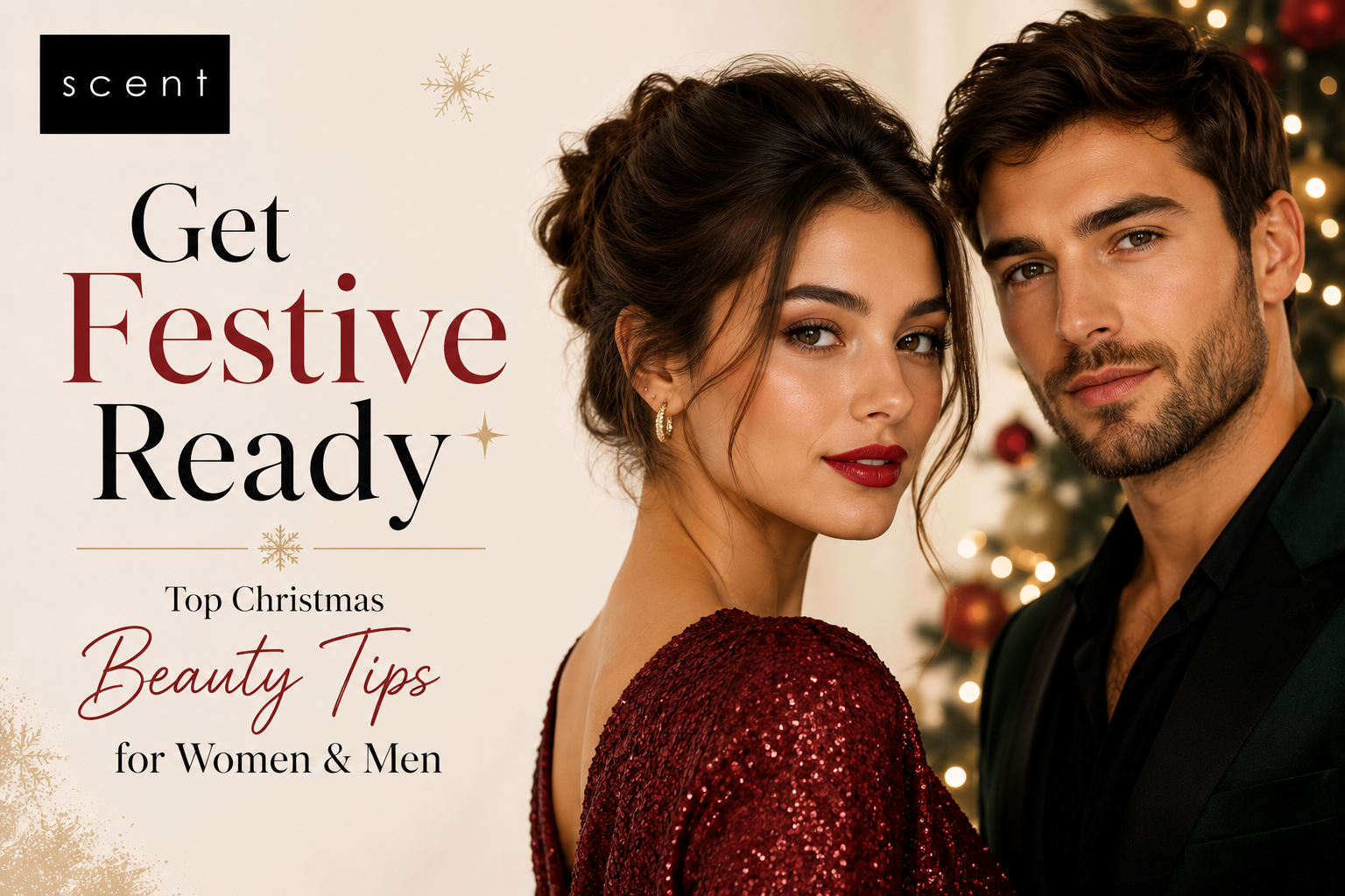 Get Festive Ready: Top Christmas Beauty Tips for Women & Men