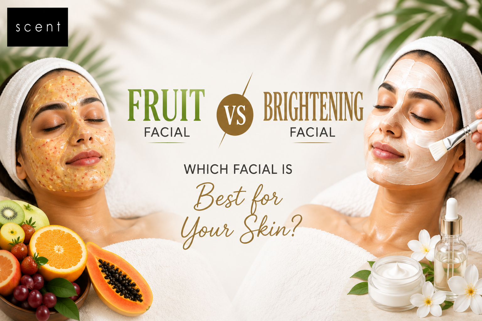 Fruit Facial vs Brightening Facial: Which Facial Is Best for Your Skin?